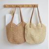 Lazy Style Straw Large Bag Woven Bag Storage Large Capacity Commuters Tote Bag Seaside Woven Beach Bag