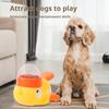 Interactive Dog Puzzle Slow Feeder Duck Shaped Dog Treat Dispenser for Small Medium Dogs Slow Feeder Dog Bowl for Training
