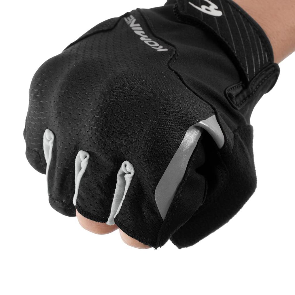 Komine Protect 3 Fingerless Mesh Gloves for Motorcycles Black 3XL GK-2603
