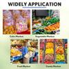 Цифровые кухонные весы для взвешивания продуктов, электронные весы с функцией расчета цены, точные весы для мяса и овощей с ЖК-дисплеем для кухни F