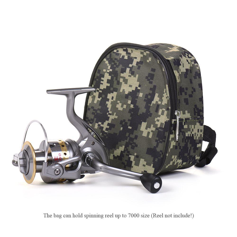 Outdoor Pocket Tackle Camouflage Sport Fishing Bag Fishing Reel bag Protective Case Storage Pouch