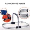 Foldable Shopping Basket Large Capacity Waterproof Aluminium Handle Design Shopping Basket with Side Pockets Picnic Basket
