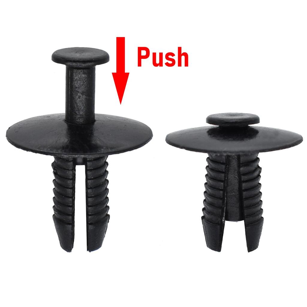 40Pcs Auto Fastener Clip Car Body Push Retainer Pin Rivet Bumper Door Fastener For BMW E46 Coupe E39 E23 E30 E31 E34 E36