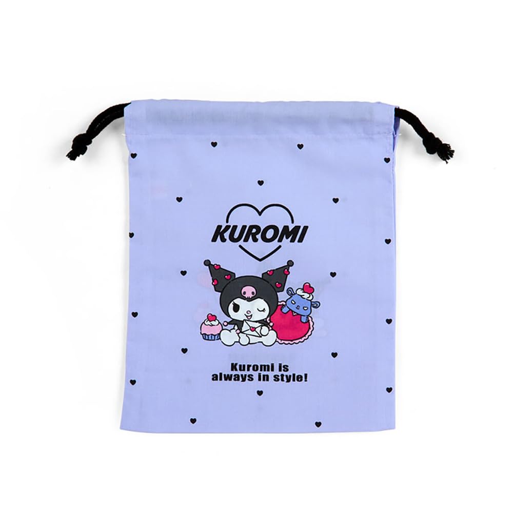 Sanrio Kuromi Gusseted Drawstring Bag S 254487