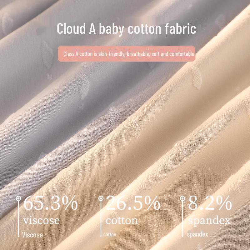 Бесшовные трусы Cloud Cotton 50s с высокой талией для женщин, размер L (200 фунтов), Антибактериальный 7A Хлопковый Кротч