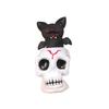 Anti-stress Toy Quick Recovery Spoof Toys Unzipped Useful Halloween Trick Skull Squeeze Fidget for Kids Adults