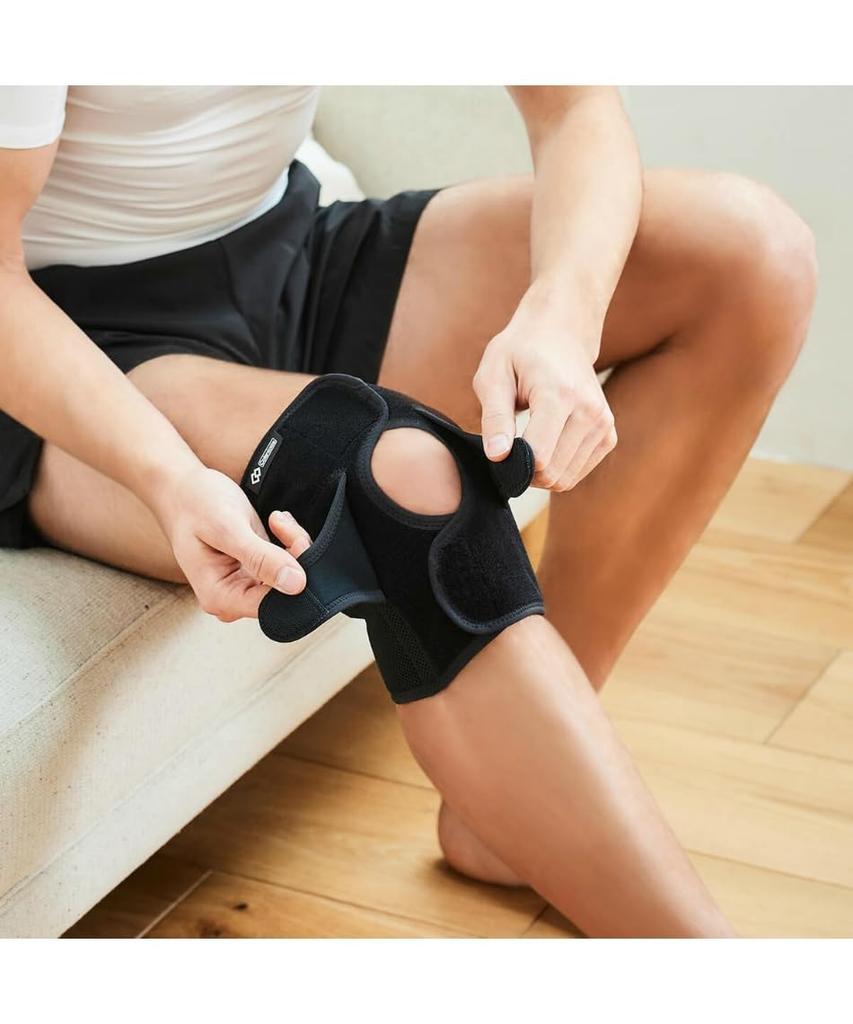 Colantotte MAG Knee Double Size M Supporter, Wrap, Black,