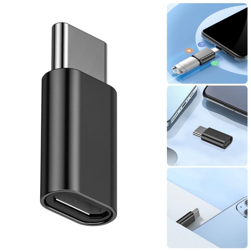 Metal Microed USB Female to Type C Male Adapter Seamlessly Device Connection for Travel Professional