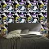Yellow Graffiti Wallpaper for Living Room and Bedroom 50x1000