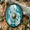 60,96 см Viking Round Templar LARP Warrior Shield Blue