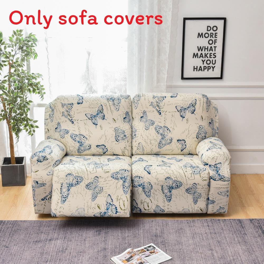 Modern Stylish Single Seat Recliner Cover Full Coverage Thick Fabric Protector