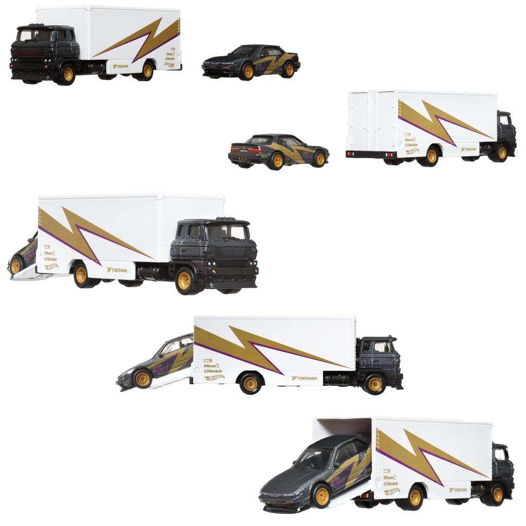 Hot Wheels Team Transport Assortment Mini Cars X4 Set BOX Years Old and [2 Sale] [3 Up] 986T-FLF56