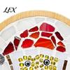 Family Fun Crafting for Christmas Mosaic Coaster DIY Kit, Festive Art Santa Wreath Craft Kit Snowman Pattern, Tile Adults, Handmade Holiday Home Decor