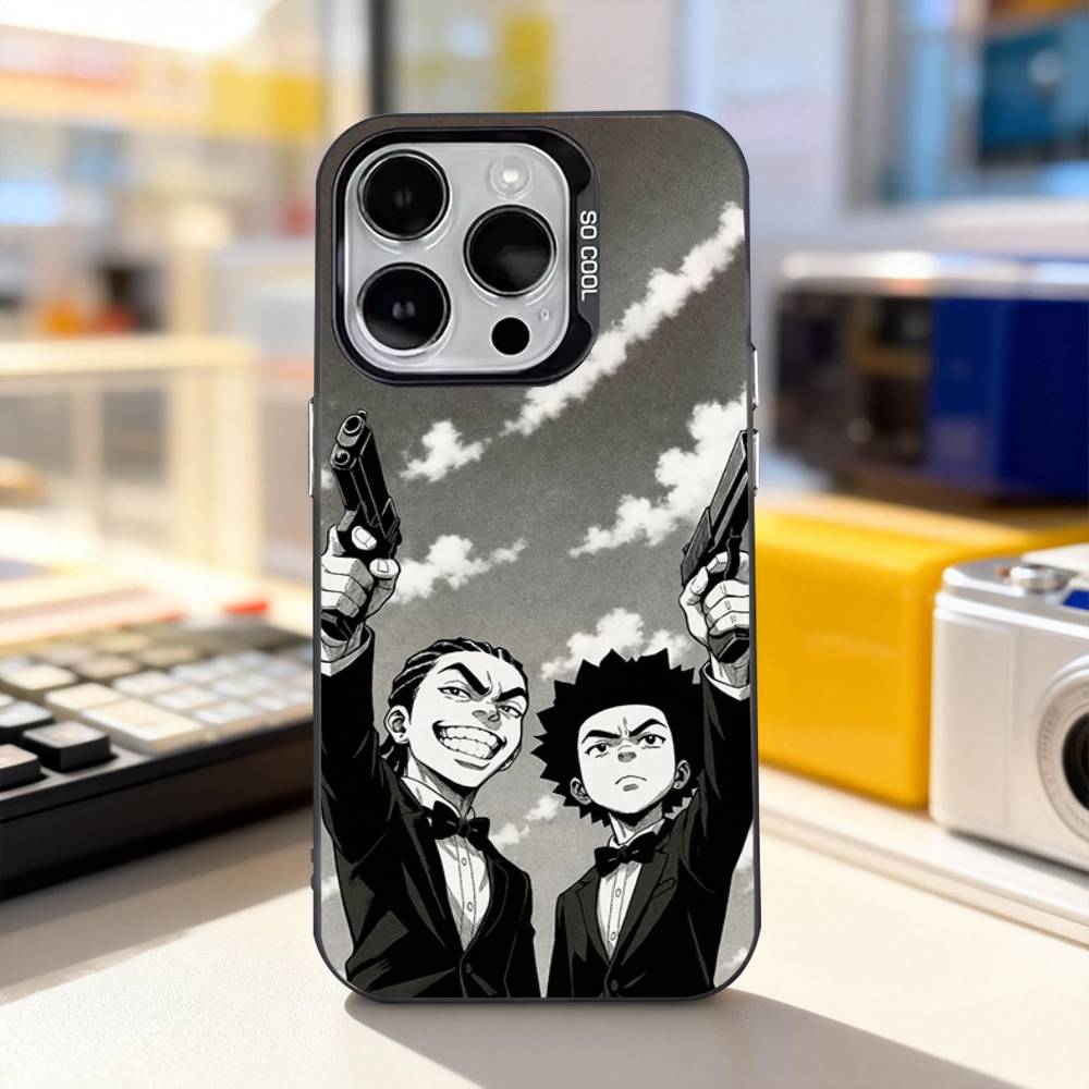 The B-Boondocks Cool For iPhone 11,12,13,14,15,16,17,Pro,Max,Plus,E,Air,Mini Phone Case IMD Matte Black