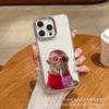 Солнцезащитные очки обезьяна подходит для чехла мобильного телефона iPhone15promax Apple 16 гальванизированная фоторамка 14/13 защитный чехол 17