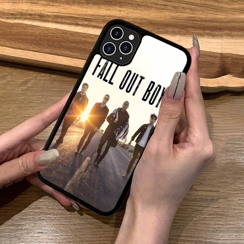 F-Fall Out Boy Band For iphone 17 Air 16 15 14 13 12 11 Pro Max TPU+PC Plus Shockproof Back Phone Cover