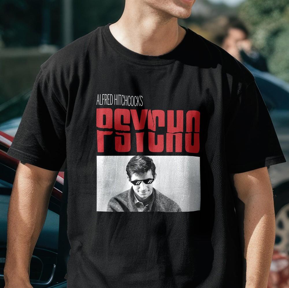 Psycho Classic Horror Movie T-shirt Alfred Hitchcock Movie T-shirt Men Women