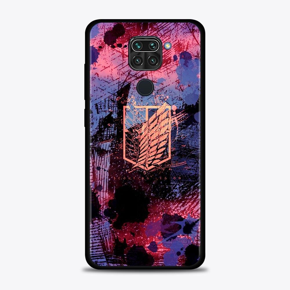 Чехол для Xiaomi Redmi Note 11 9 8 10 Pro 7 9T 8T 9S 10Lite чехол для REDMI 9 8 9C 9A 8A 7A силиконовый чехол Attack On Titan Icon