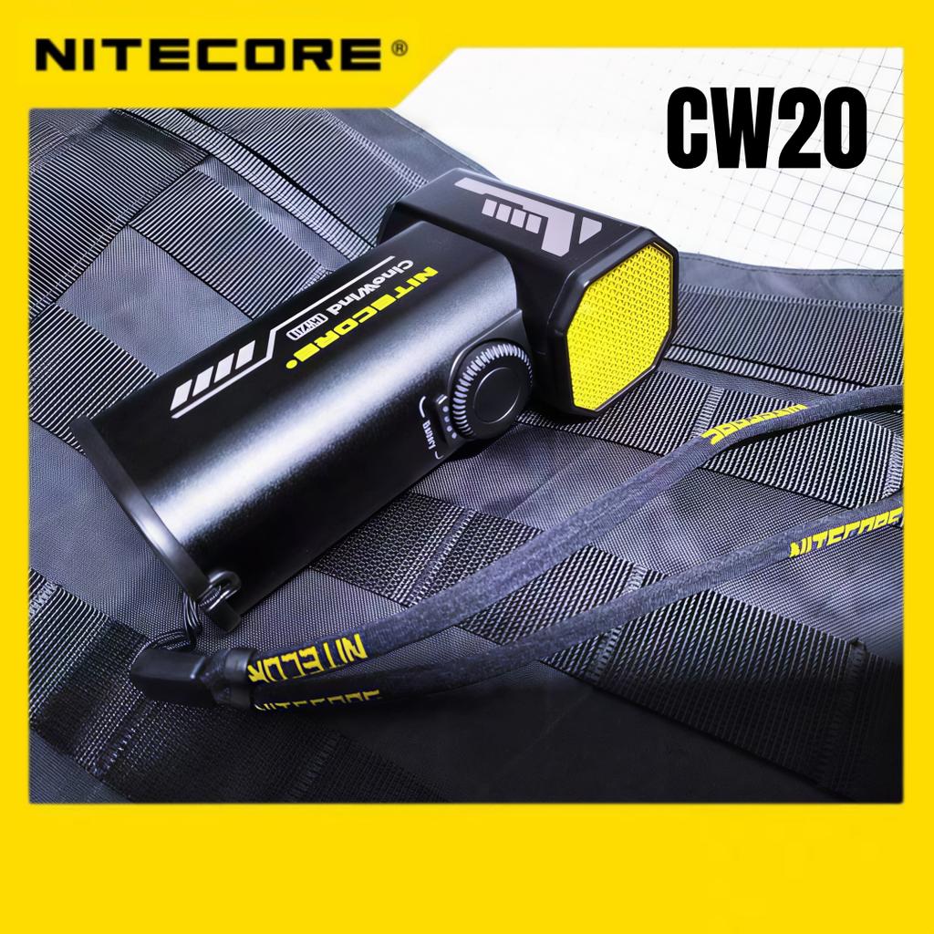 NITECORE CW20 Wind Blower Multipurpose Pocket Photography Fan Electric Portable Fan Stepless for Canon Sony Short Video Portable