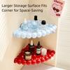 Suction Cup Wall Mounted Shelf ABS Shower Storage Rack Bathroom Organizer  Shower Room