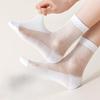 Summer Thin Women's Antibacterial and Deodorizing Short Socks with Mesh, Breathable, Anti-slip and Non-dropping Heels, Short Leg Boat Socks