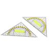 Drafting Tools Triangle Ruler Plastic Scale Ruler Durable Set Square  Students Gift