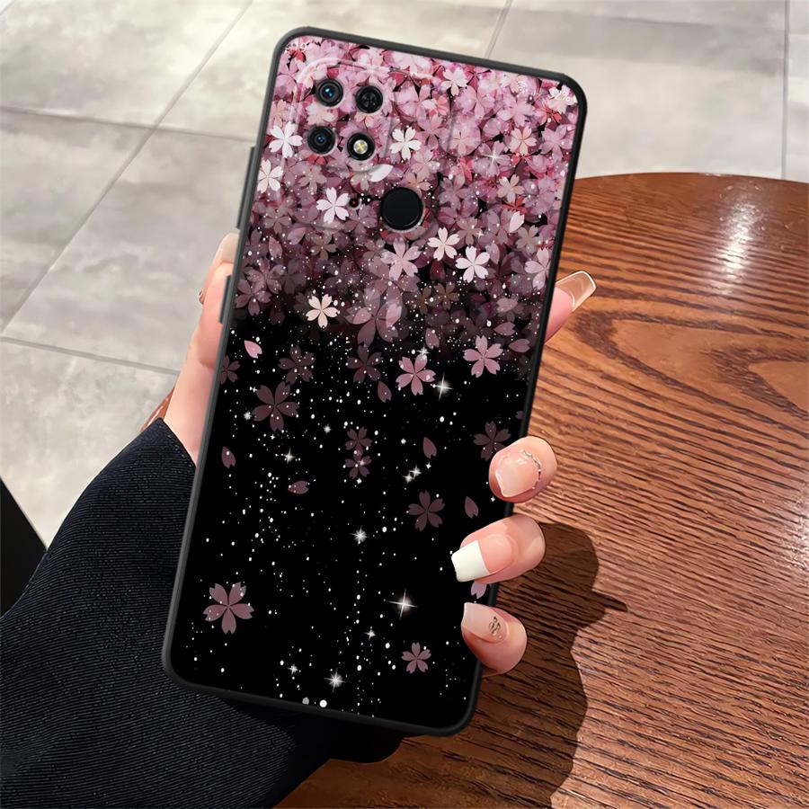 Чехол для телефона Funda для Xiaomi Mi 10T 11T 14 12X 13 Lite 12 12T Pro 11 Сияющие Цветы