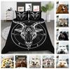 3D Cow Bedding Set Animal Pattern Down Duvet Cover Pillowcase 2/3 Pieces AU180 * 210 Full Size Boys Teens Men Quilt Cover