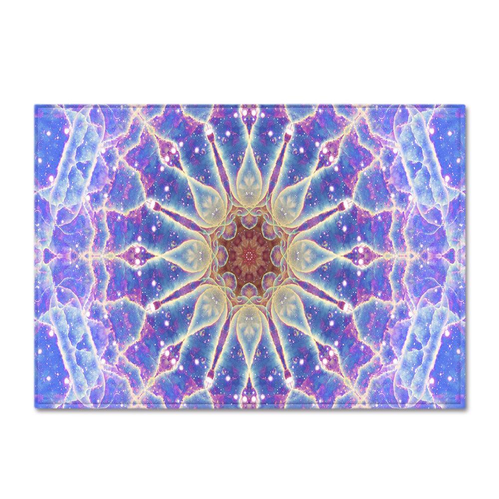 Крутой ковер с цветочным узором для гостиной, кухни, прихожей, напольный коврик с узором