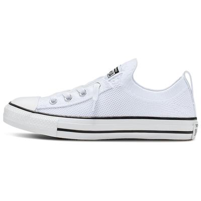 Chuck Taylor All Star Shoreline Удобные Прочные Низкие Кеды из Канваса Женские Кроссовки Белые 565490C