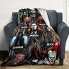 Horror Movie Series Print Flannel Blanket High Quality Warm Comfortable Cover for All Seasons Perfect for Gifts Home Decor
