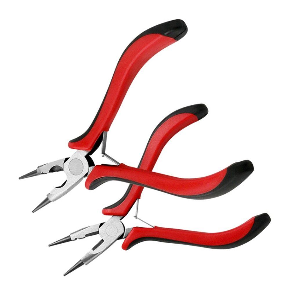 Инструменты для изготовления ювелирных изделий своими руками Стальные плоскогубцы Прочные круглогубцы Рукоделие Бисероплетение