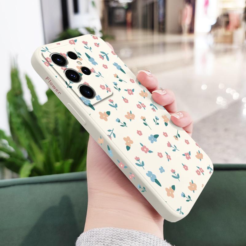 Чехол для телефона 'Пьяные опавшие цветы' для Samsung Galaxy S25 S24 S23 S22 S21 S20 S10 S10E Ultra Plus FE Note 20 Ultra Plus