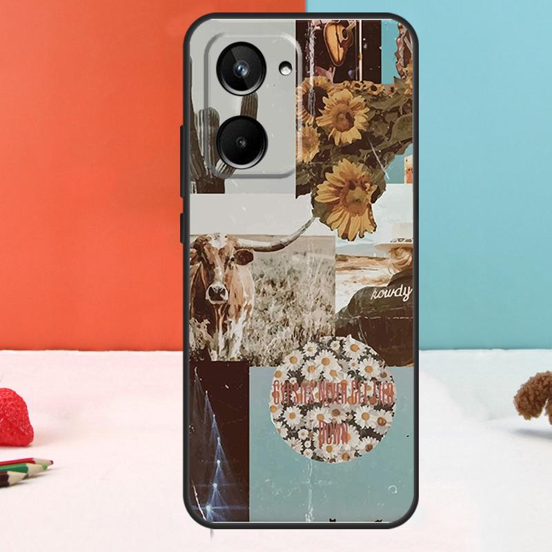 Western Cowgirl Cowboy Boho For Realme 15 Pro 10 11 12 13 14 Pro Plus GT6 GT7 C65 C67 C63 C61 C55 C51 C53 C35 C75 Case