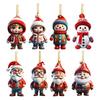 Украшение Мультяшный Снеговик Санта Клаус Подвеска 2D Акрил Рождественская Елка