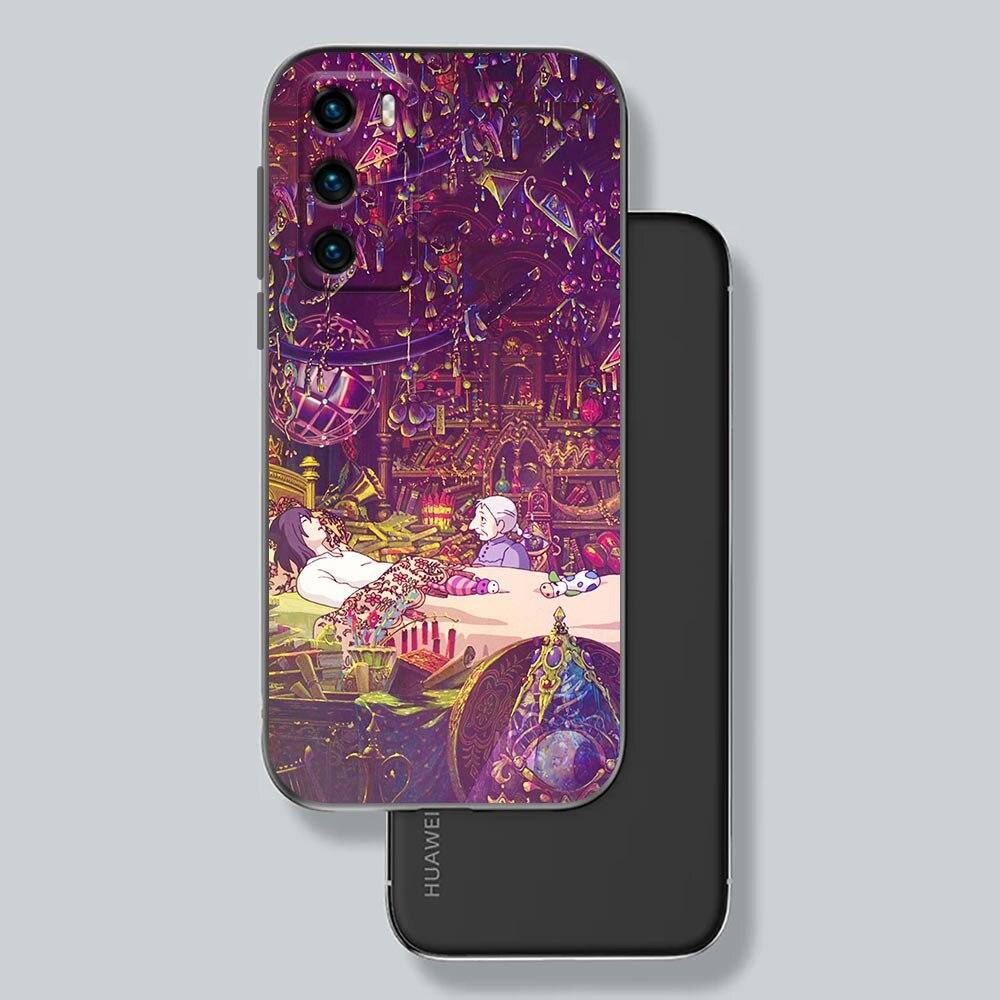 Чехол для телефона Huawei P30 P40 P20 Lite P50 Pro P Smart Z 2019 2020, чехлы Fundas Cover Миядзаки Хаяо аниме «Ходячий замок Хаула»