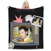 Harrys Styles Kiss All The Time Blankets Winter Super Soft Throw Blanket For Boy Girl Home Decor Flannel Bedspread Bed Cover