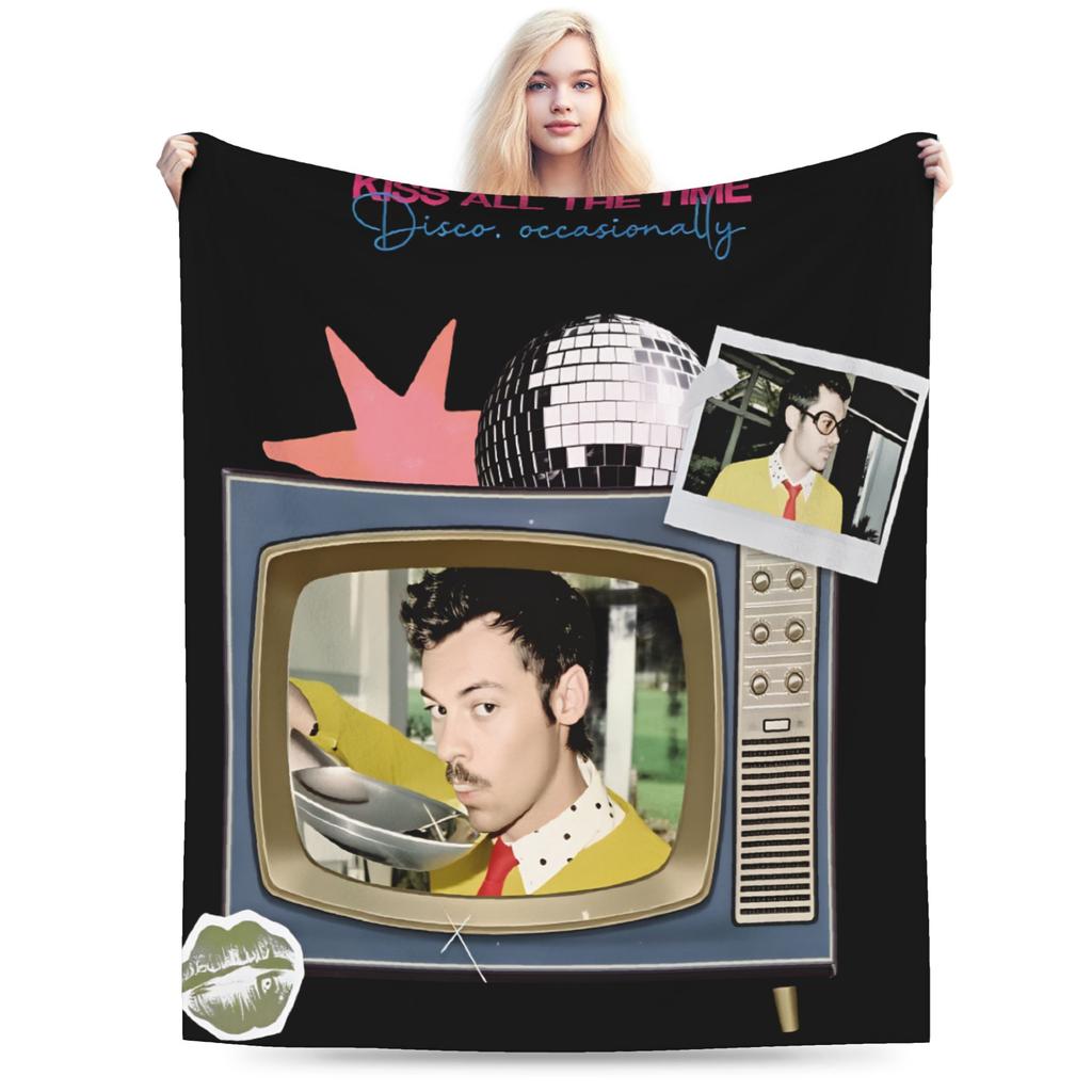Harrys Styles Kiss All The Time Blankets Winter Super Soft Throw Blanket For Boy Girl Home Decor Flannel Bedspread Bed Cover
