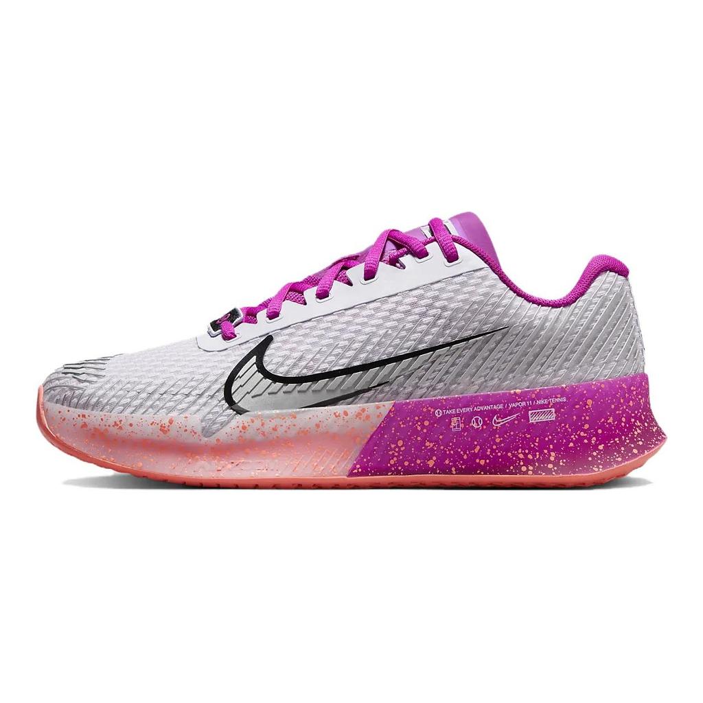 Nike Court Vapor 11 Hc Premium Едва Виноградный Яркий Виноградный Светлый Дикий Манго Металлик Серебристый Женские Кроссовки FQ7266-500