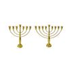 Je Candle Holder Menorah Versatile for Sideboard Sturdy Traditional