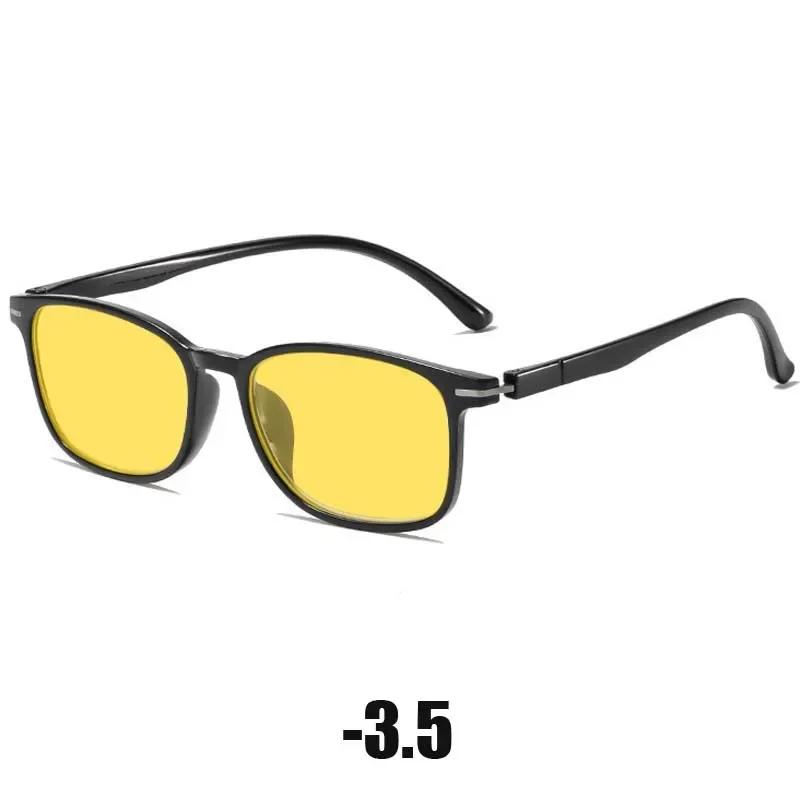 Очки ночного видения для близи Square Computers Очки с защитой от синего света для мужчин и женщин Ультралегкие очки TR90 для близорукости