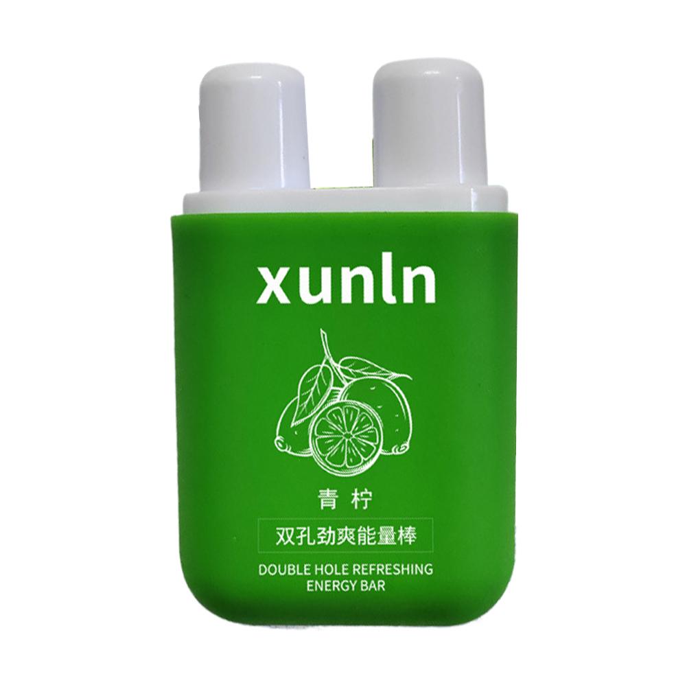 Одорант Двойное отверстие Энергетический батончик Ароматерапия Назальный ингалятор Пары Стик Стимулирующий аромат Предотвращает сонливость