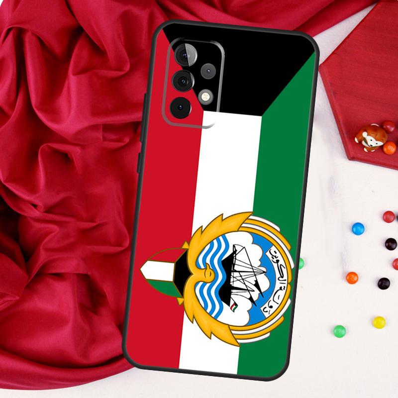Флаг Кувейта Чехол для Samsung Galaxy A15 A55 A53 A33 A35 A22 A32 A52 A54 A34 A14 A56 A36 A26 A16 A05 A06