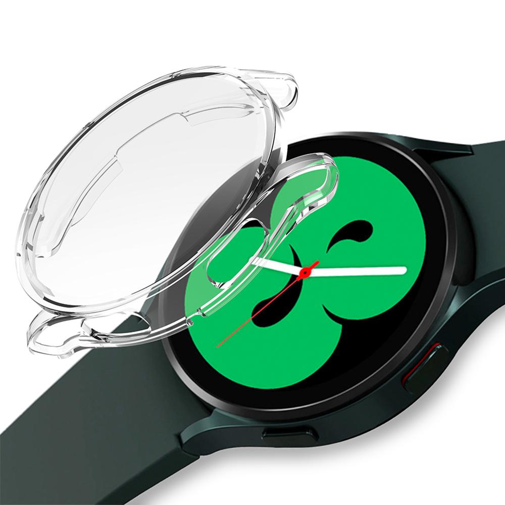 Чехол+Стекло для Samsung Galaxy Watch 4 40мм 44мм ТПУ Защита экрана+Бампер для Samsung Galaxy Watch5 40мм 44мм Защитный чехол