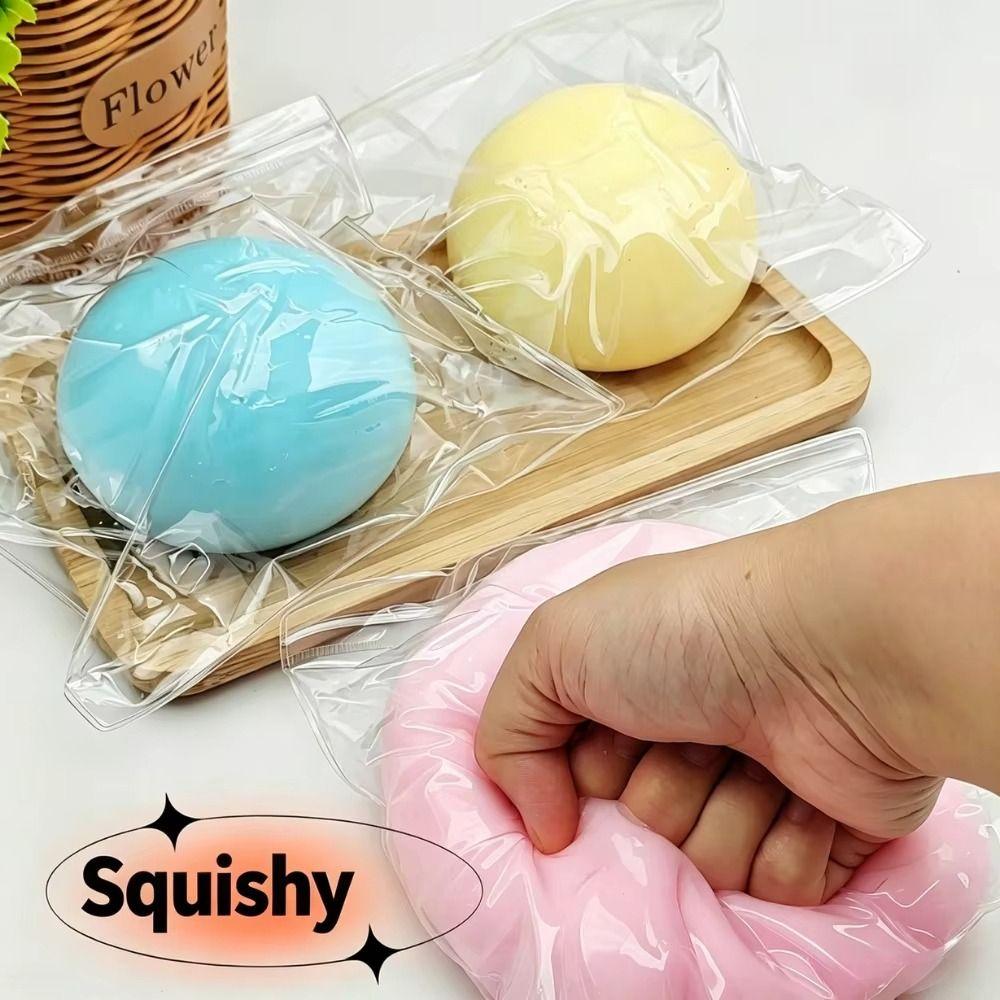 Washable Squishy Ball Colorful Sensory Fidget Toy Durable Slow Rising Ball Kid Adults