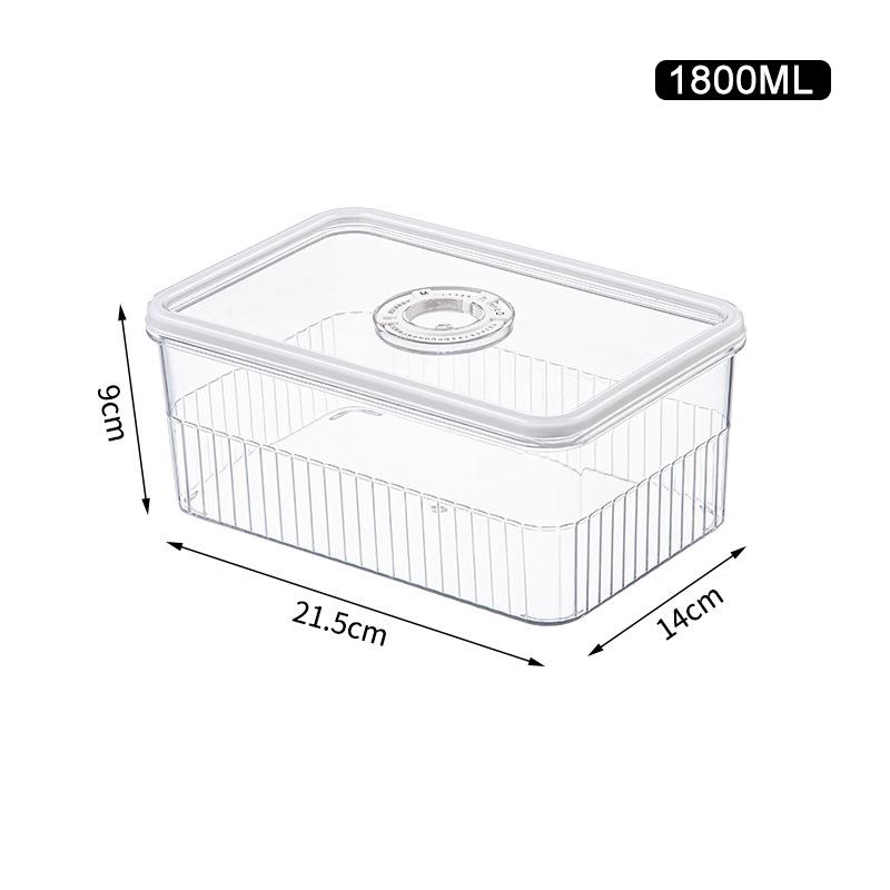 Прозрачный органайзер для холодильника, контейнеры для хранения продуктов, корзины для свежих овощей и фруктов, ящик для хранения холодильника, кухонный органайзер