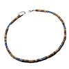 Retro Necklace Creative Trendy Neck Jewelry Made From Brown Coconut Shell Wood Beads And Natural Stone Pendant