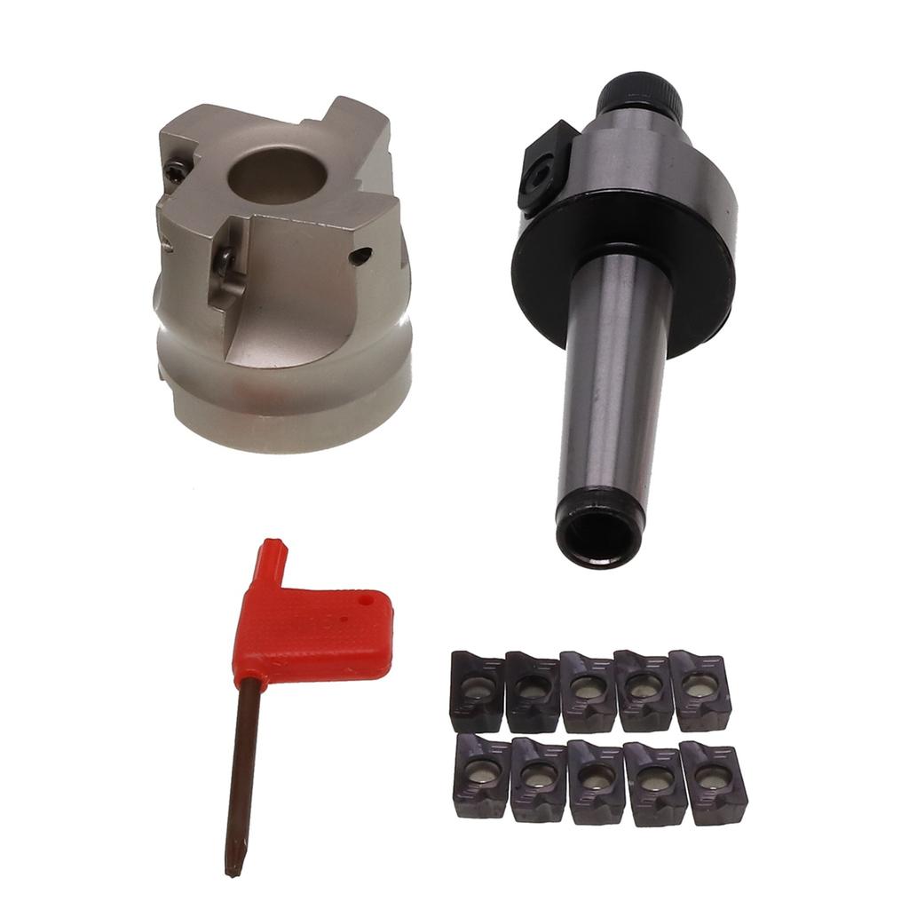 Фреза торцевая 4-х канавочная MT2-FMB22 400R 50 мм + 10 шт. твердосплавных пластин APMT1604