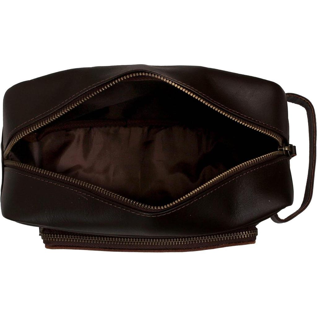 24-дюймовые кожаные дорожные сумки для мужчин и женщин из натуральной кожи, дорожный чемодан для ночевки на выходных с кожаным набором туалетных принадлежностей Dopp