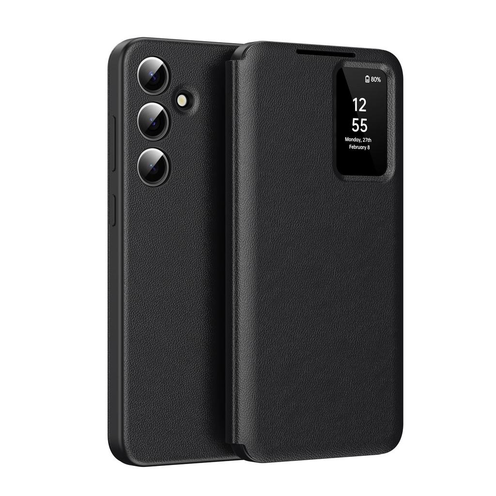 Умный чехол-книжка S View для Samsung GALAXY S24 Ultra с кошельком